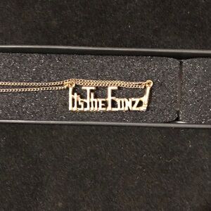 Gold 'ItsTheFonz' Necklace